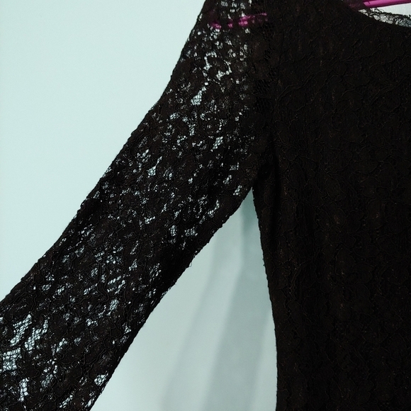 Aritzia Babaton Rafael Black Lace Dress - Picture 9 of 15